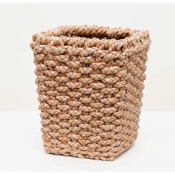 Pigeon and Poodle PP000554 Destin Wastebasket (Square) in Natural Seagrass