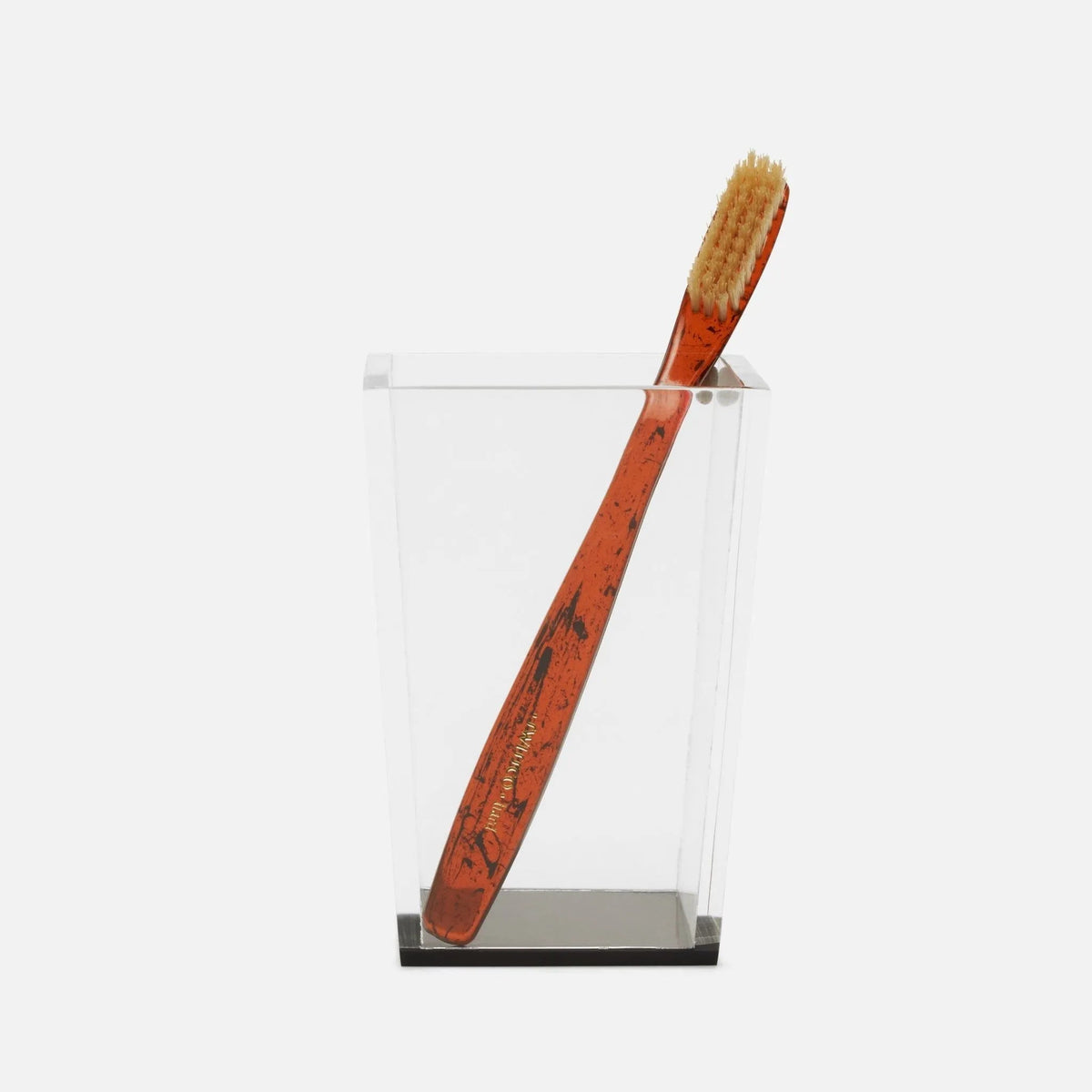 Pigeon and Poodle PP004688 Monette Brush Holder in Clear Acrylic