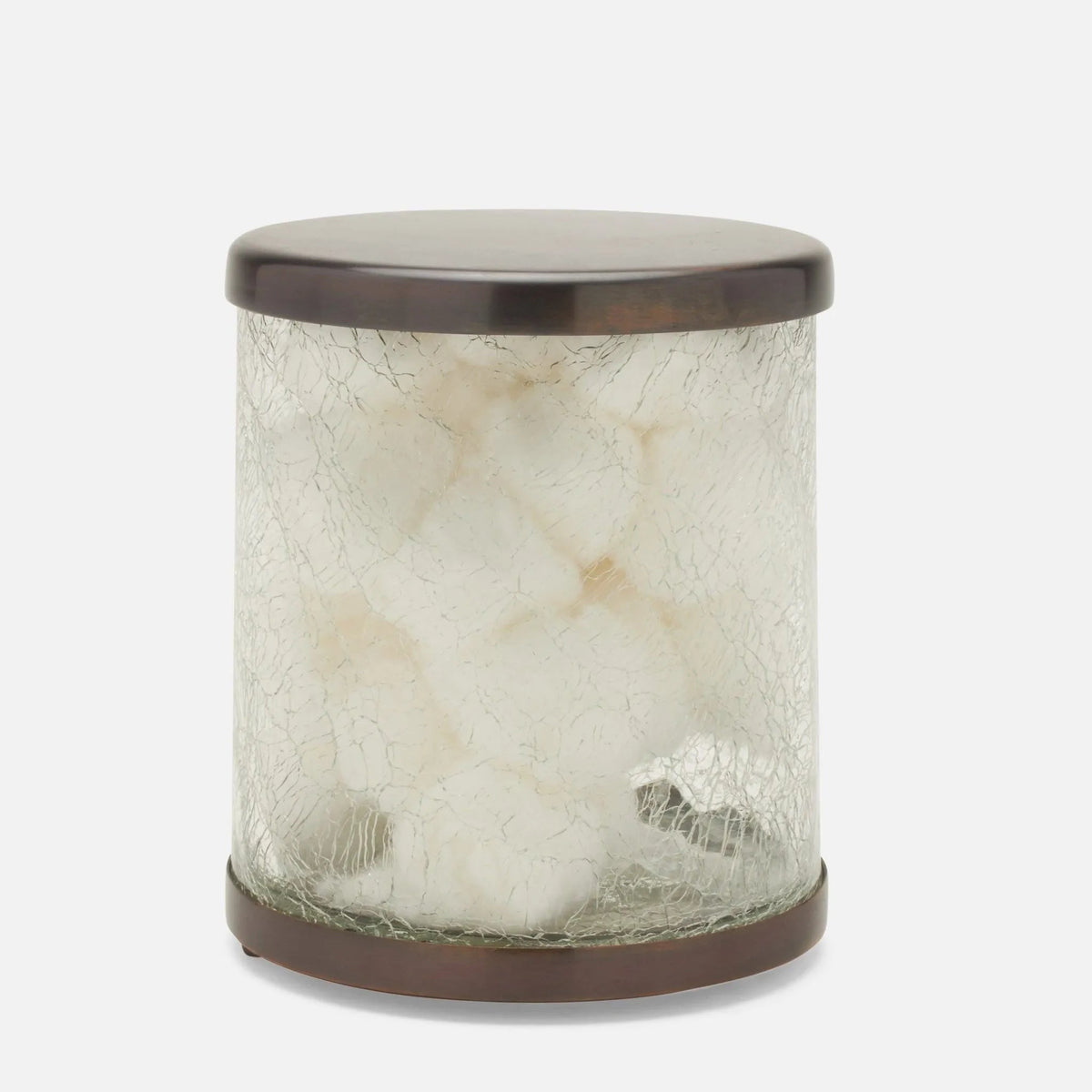 Pigeon and Poodle PP004873 Pomaria Canister (Large) in Dark Bronze Glass/Stainless Steel