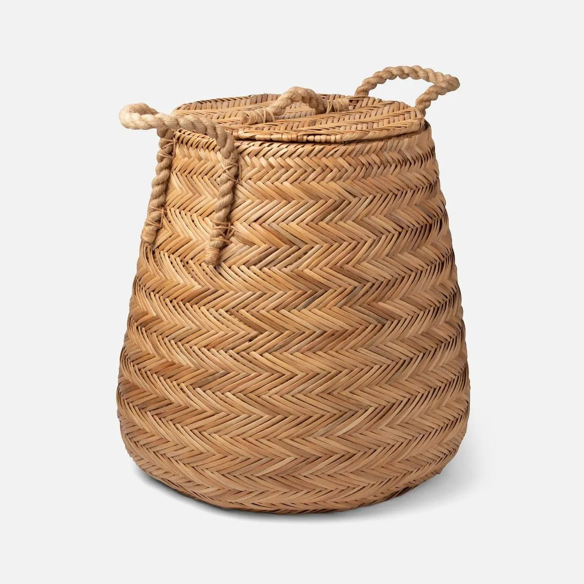 Pigeon and Poodle - PP004407 - Saunier Hamper - Saunier - Natural Rattan