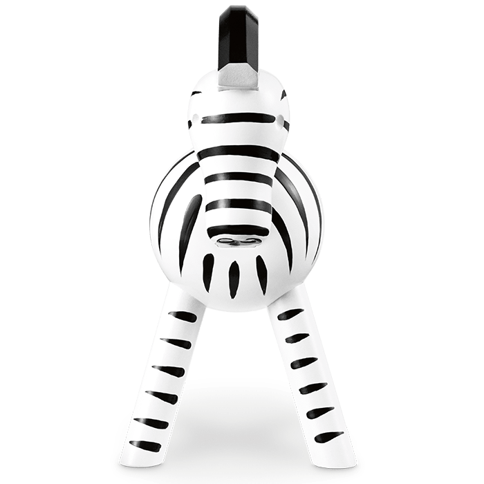 Kay Bojesen 39421 Zebra Wooden Figurine in Black/White