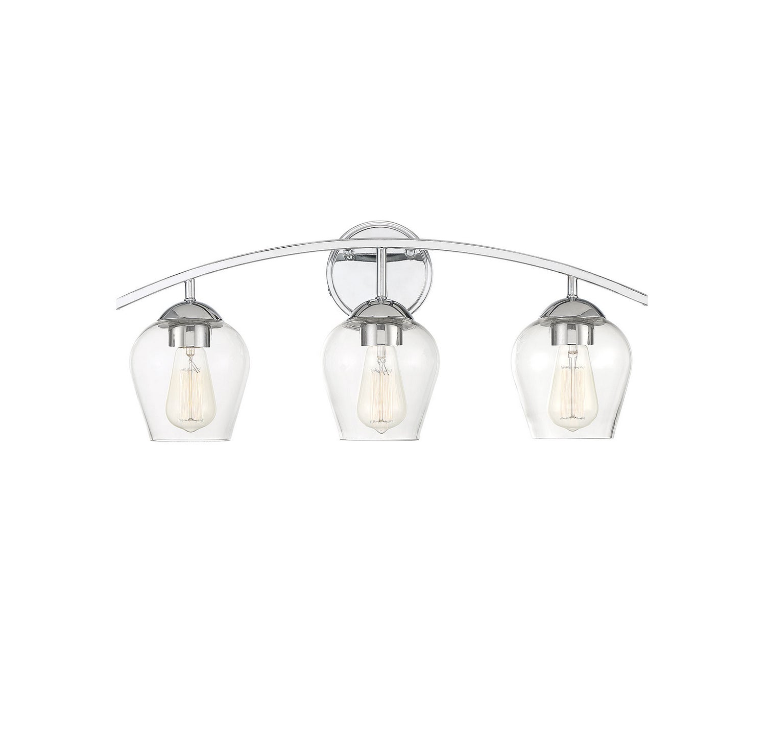 Meridian M80032CH Three Light Bathroom Vanity Light in Chrome