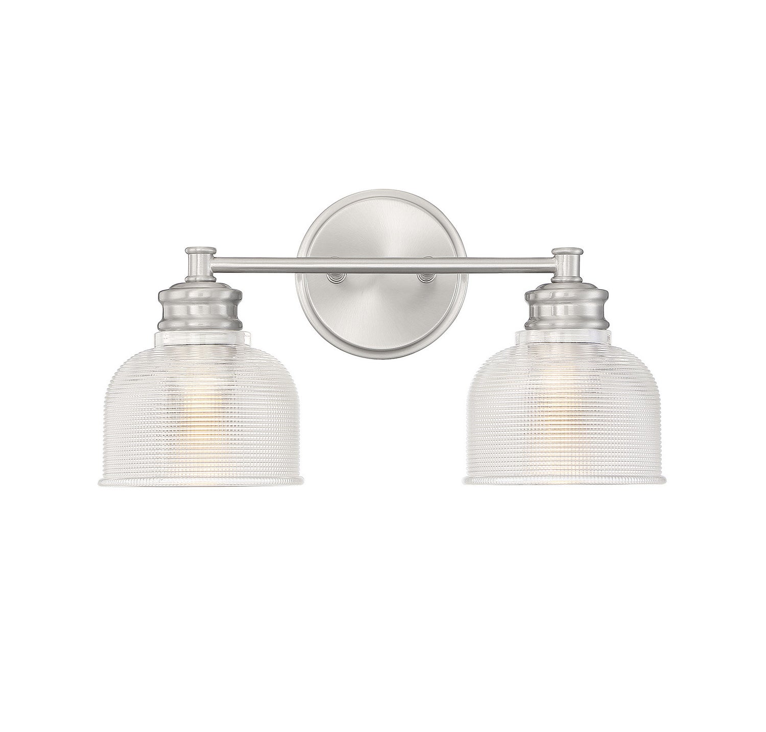 Meridian M80034BN Two Light Bathroom Vanity Light in Brushed Nickel