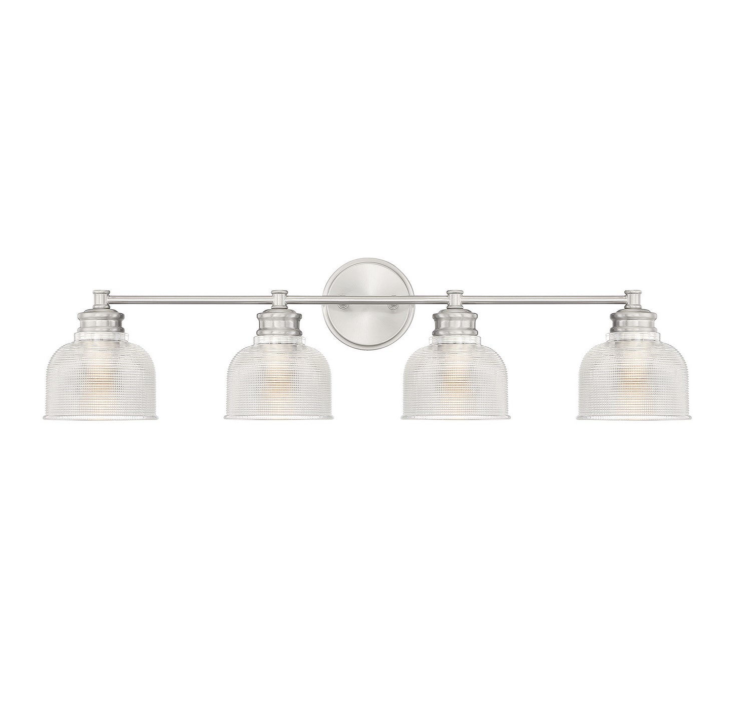 Meridian M80036BN Four Light Bathroom Vanity Light in Brushed Nickel