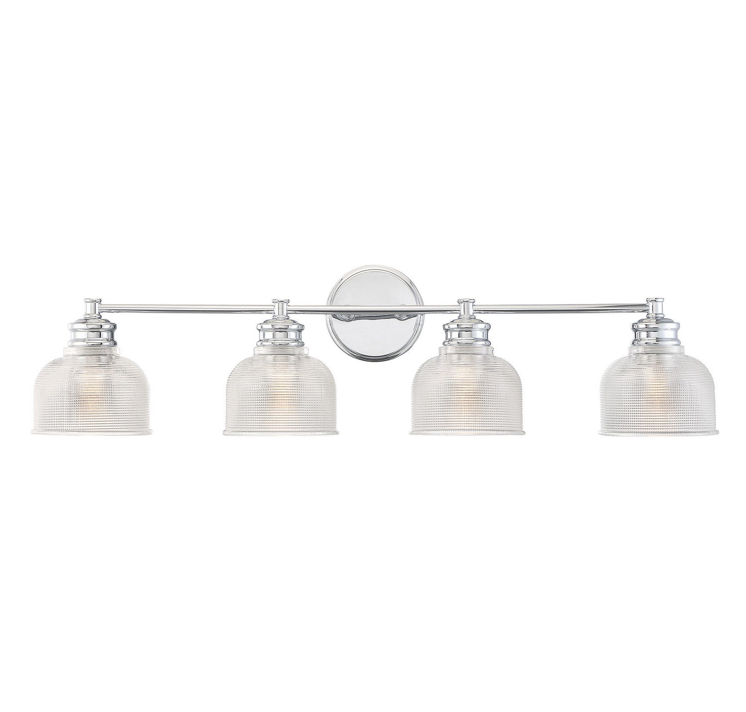 Meridian M80036CH Four Light Bathroom Vanity Light in Chrome
