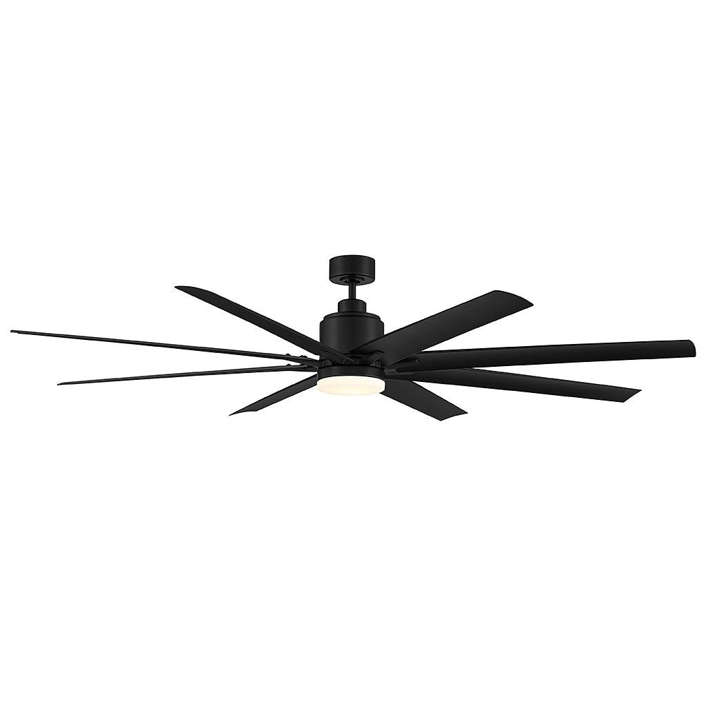 Meridian M2025MBK 72" Outdoor Ceiling Fan in Matte Black