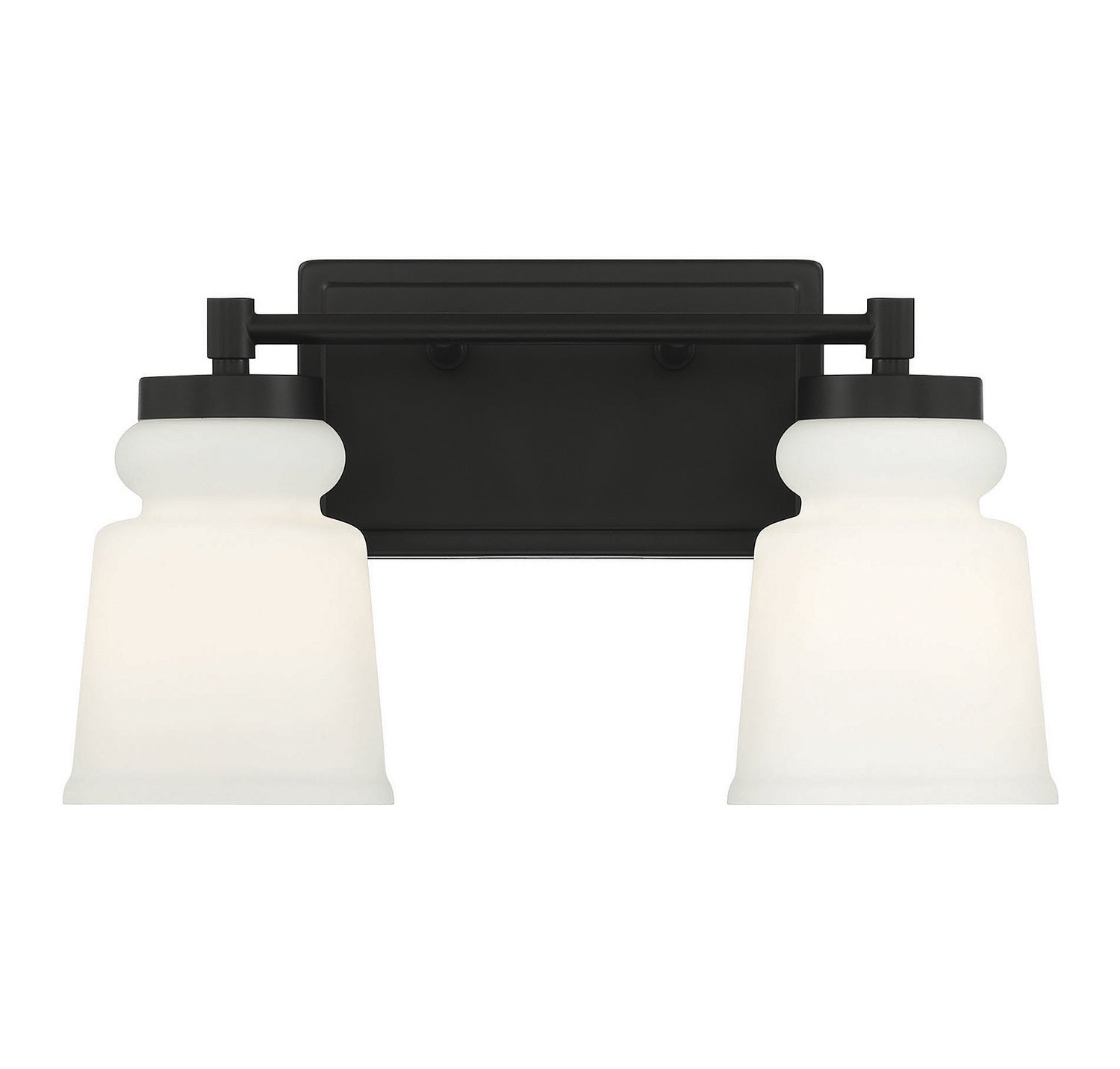 Meridian M80057MBK Two Light Bathroom Vanity Light in Matte Black