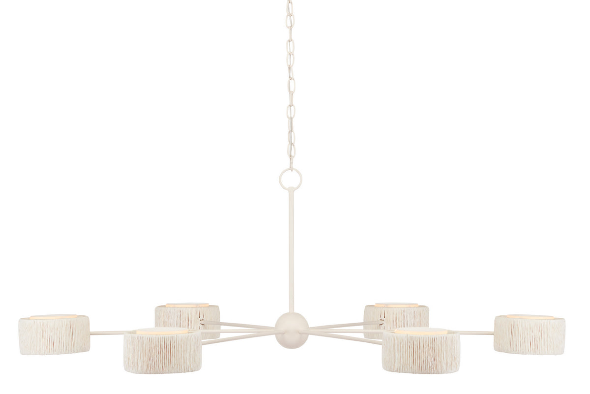 Currey and Company 9000-0865 Monreale Chandelier in White