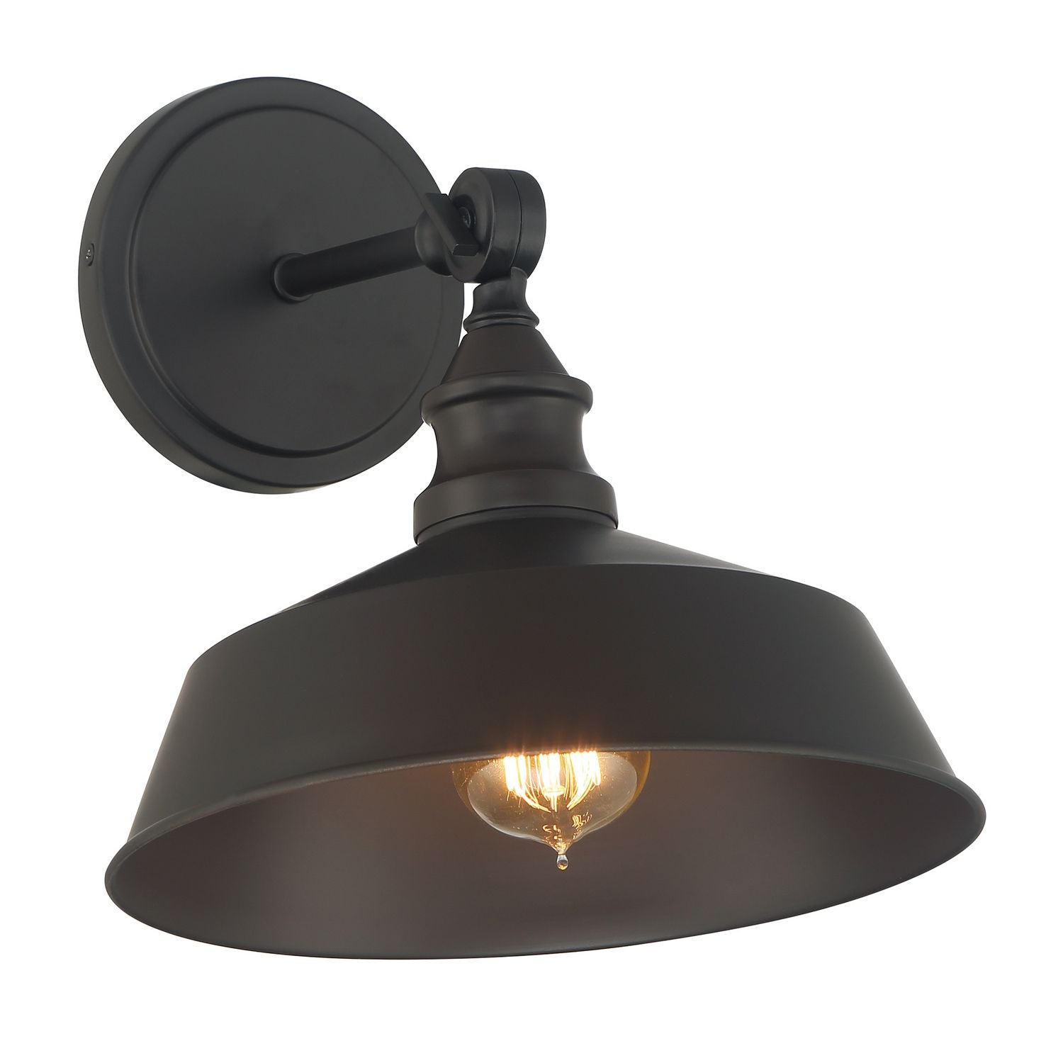 Meridian M90090ORB One Light Wall Sconce in Oil Rubbed Bronze