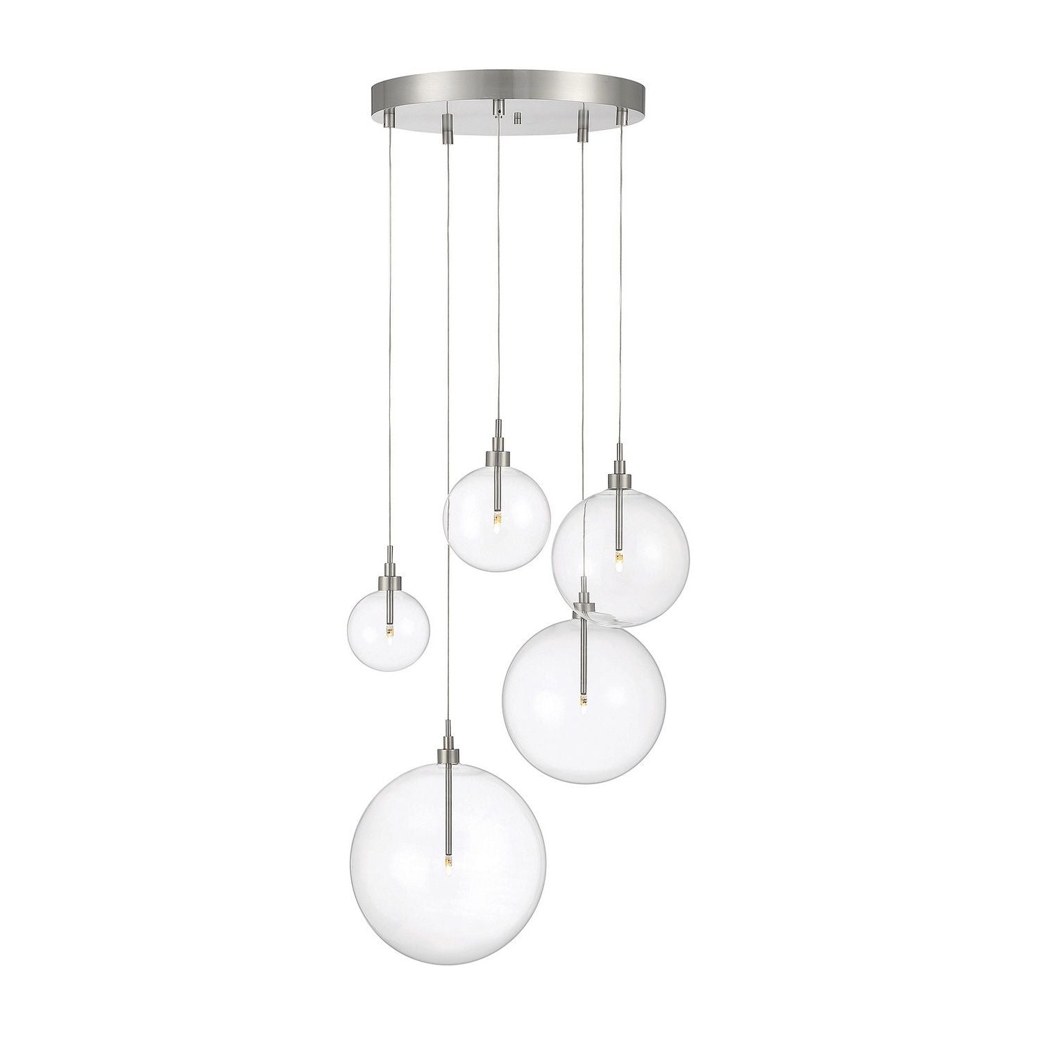 Meridian M10099BN LED Pendant in Brushed Nickel