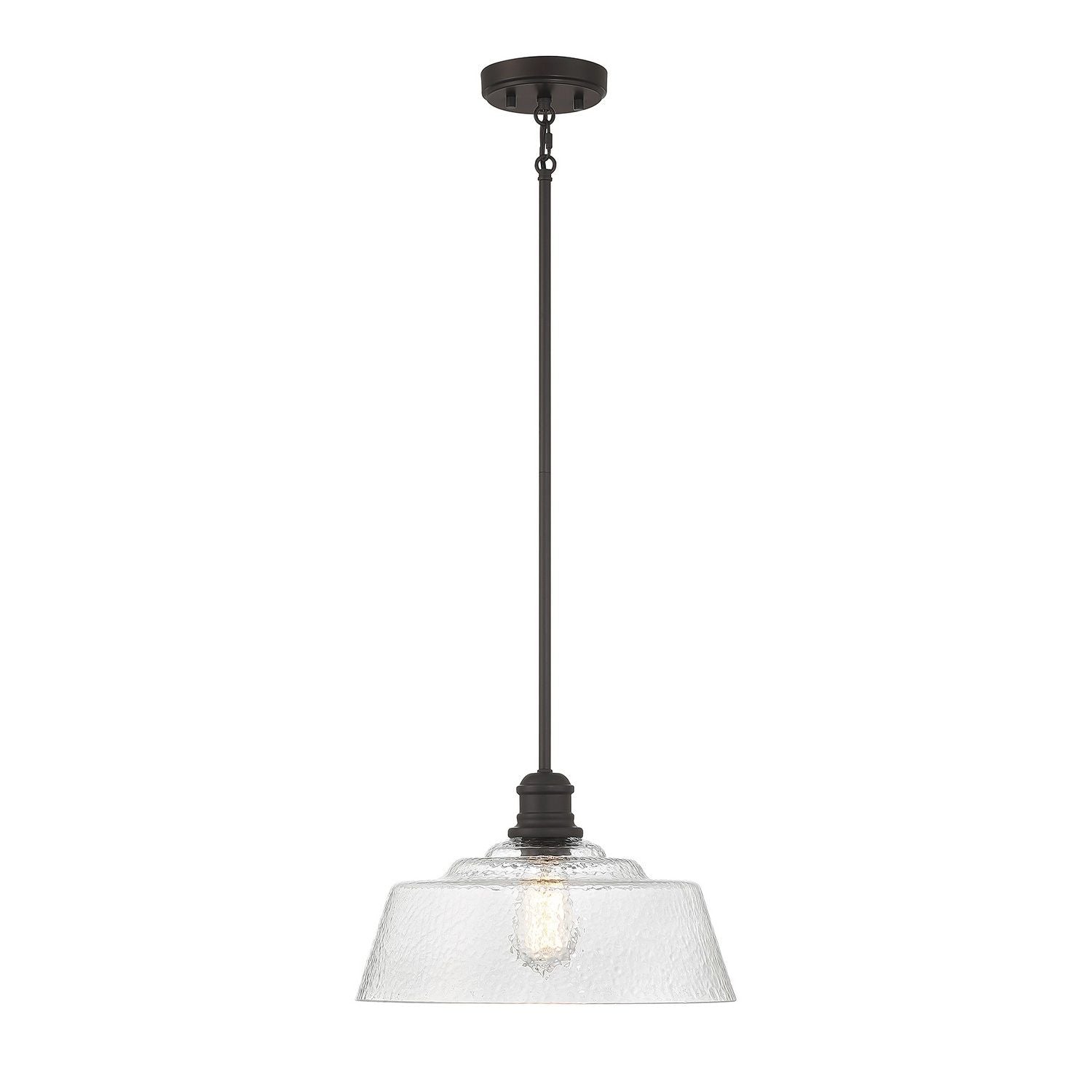 Meridian M7023ORB One Light Pendant in Oil Rubbed Bronze