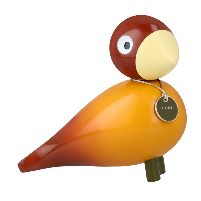 Kay Bojesen 39825 Story Bird Wooden Figurine in Orange