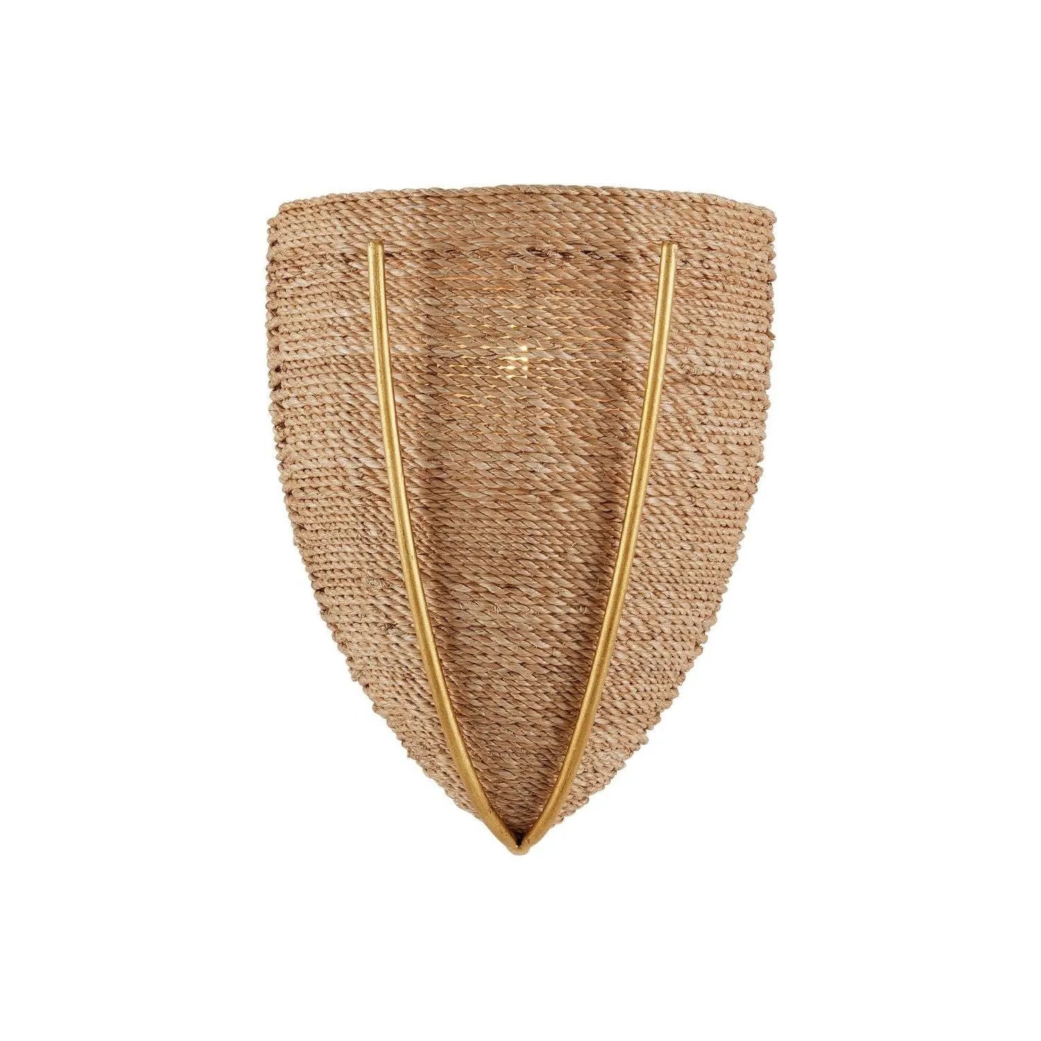 Currey and Company - 5000-0232 - One Light Wall Sconce - Dreamscape - Natural/Contemporary Gold Leaf