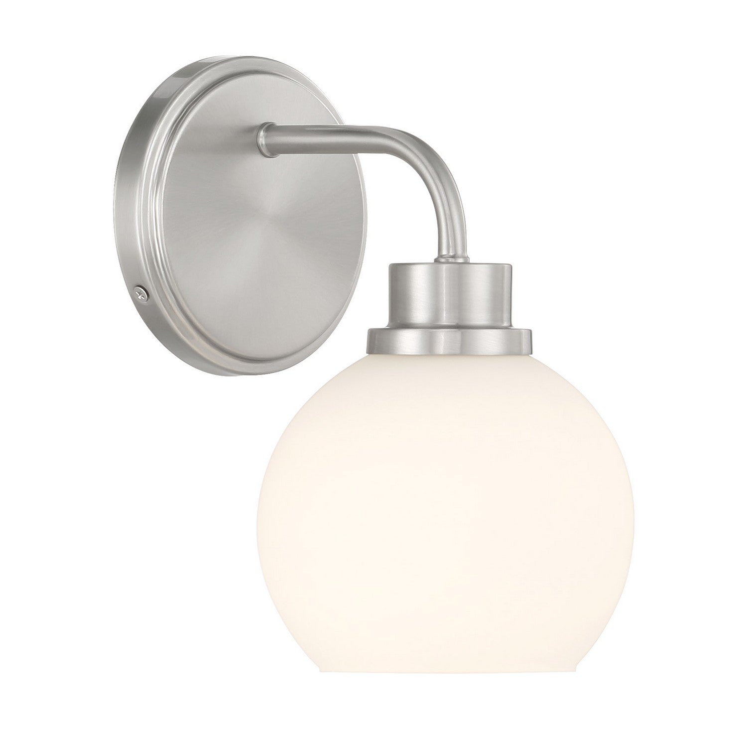 Meridian M90112BN One Light Wall Sconce in Brushed Nickel