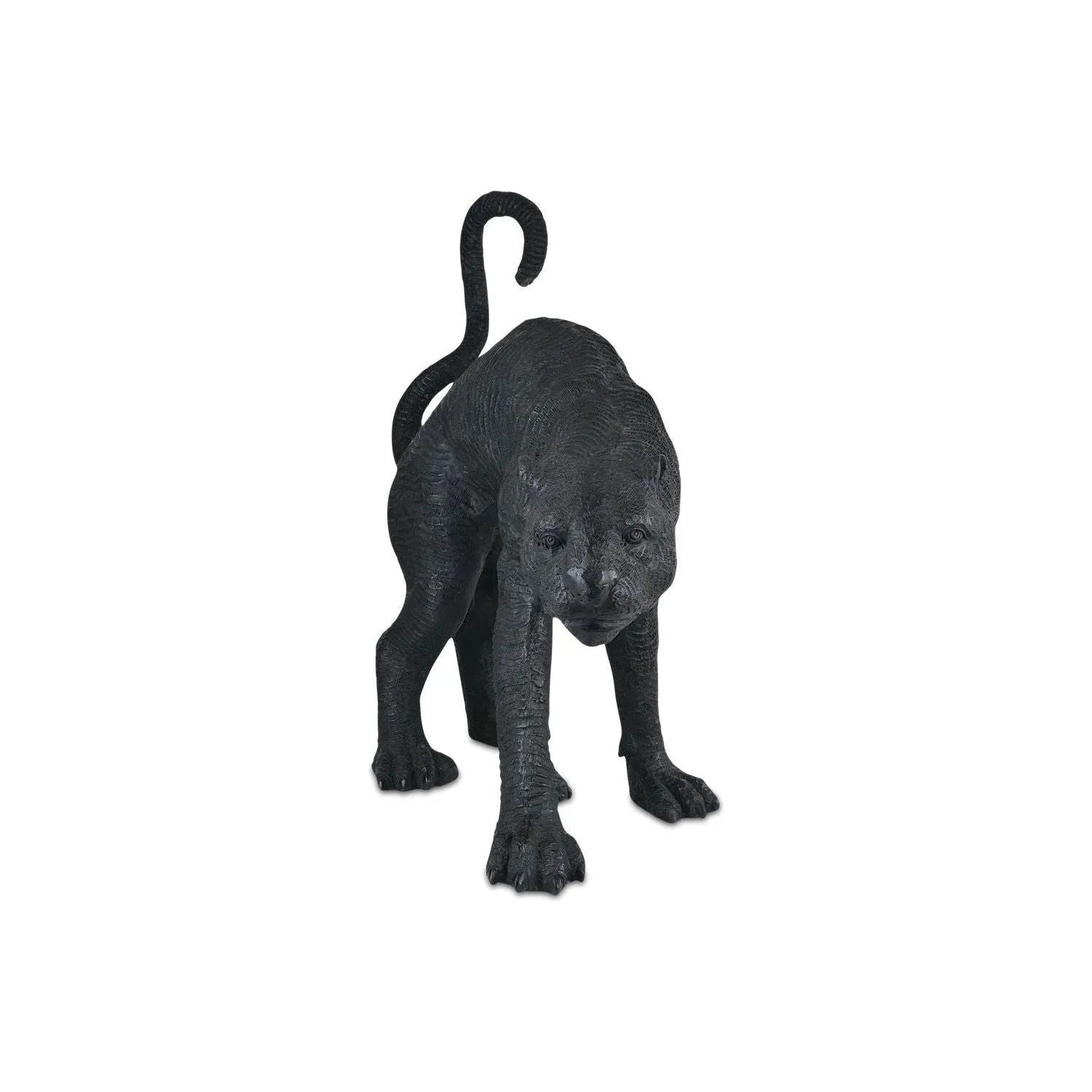 Currey and Company - 1200-0912 - Standing Panther - Black Bronze