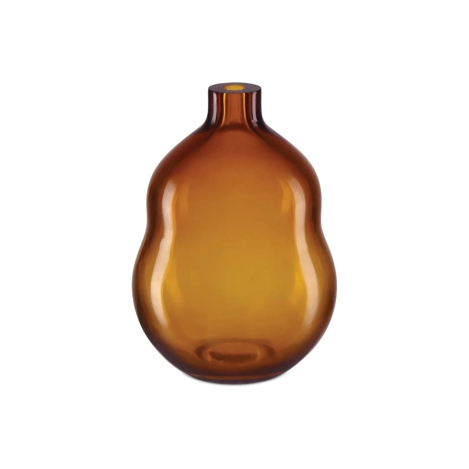 Currey and Company - 1200-0919 - Vase - Peking - Amber