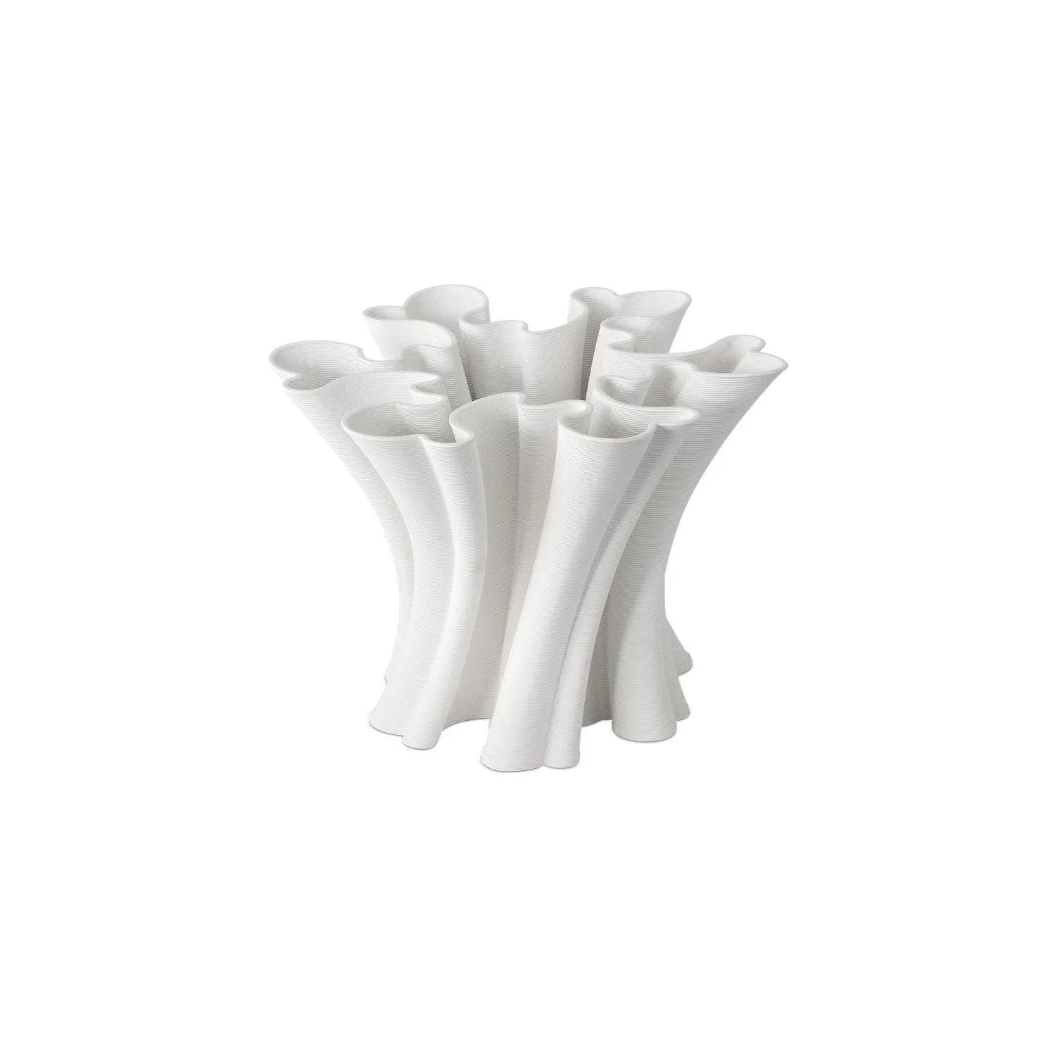 Currey and Company - 1200-0935 - Vase - Godet - White