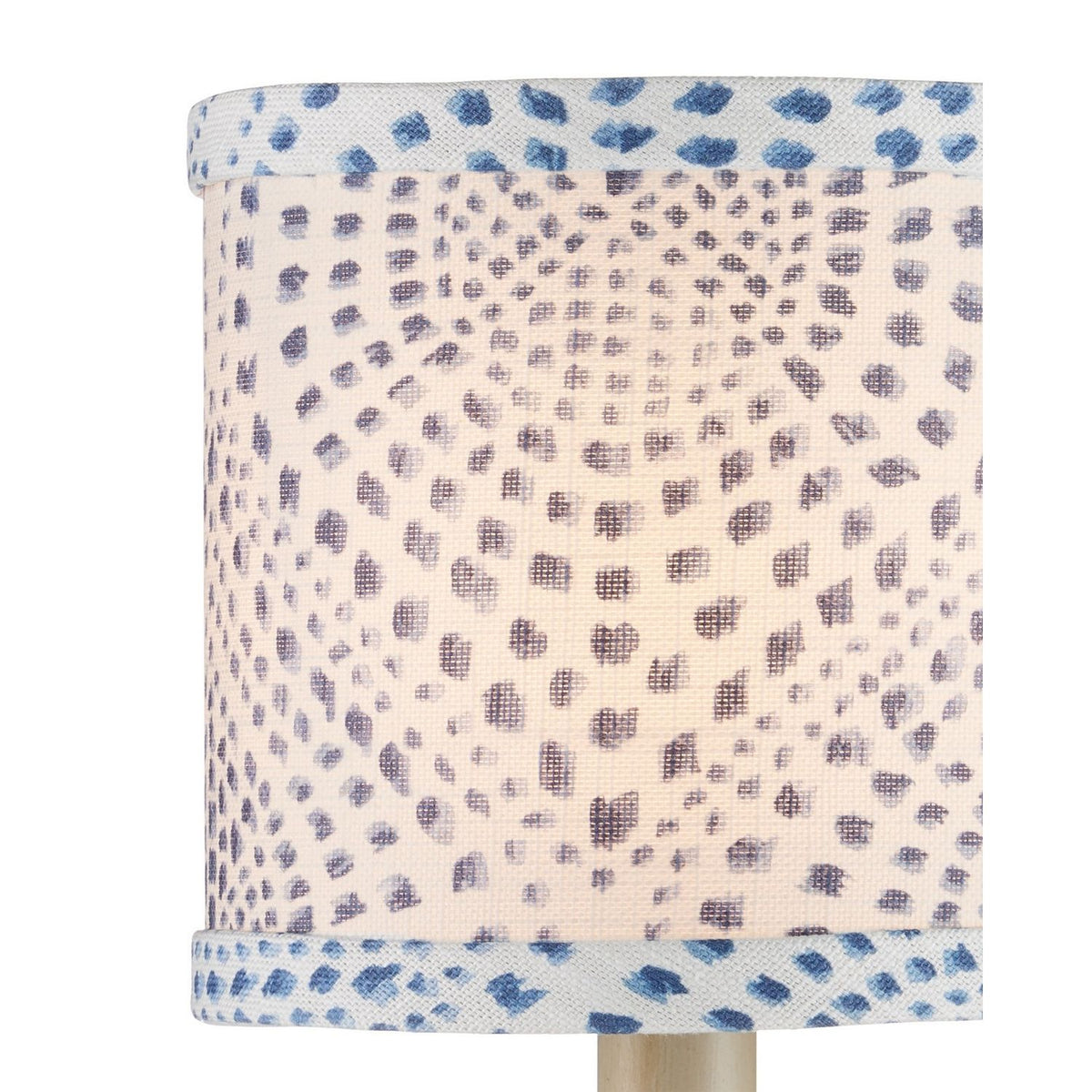 Currey and Company 0900-0063 Lenore Shade in Blue/Ivory