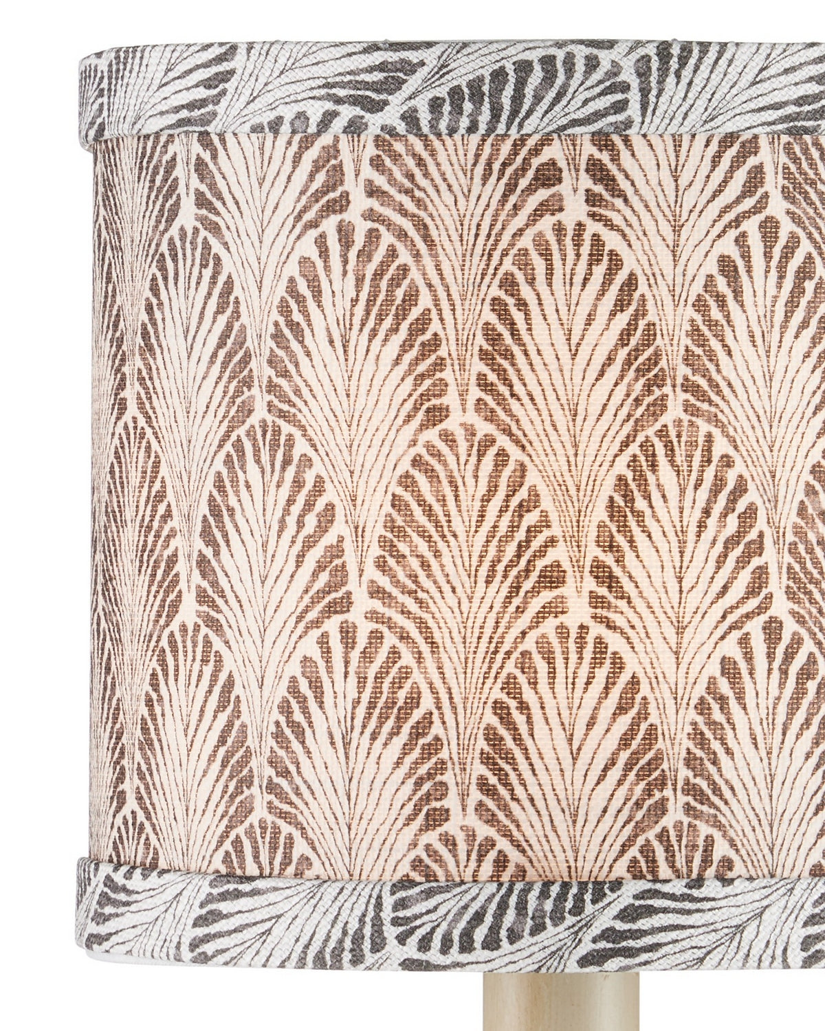 Currey and Company 0900-0066 Plume Shade in Stone/Ivory