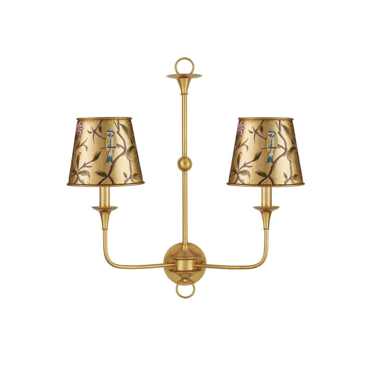 Currey and Company 0900-0067 Victoria Tapered Chandelier Shade in Gold