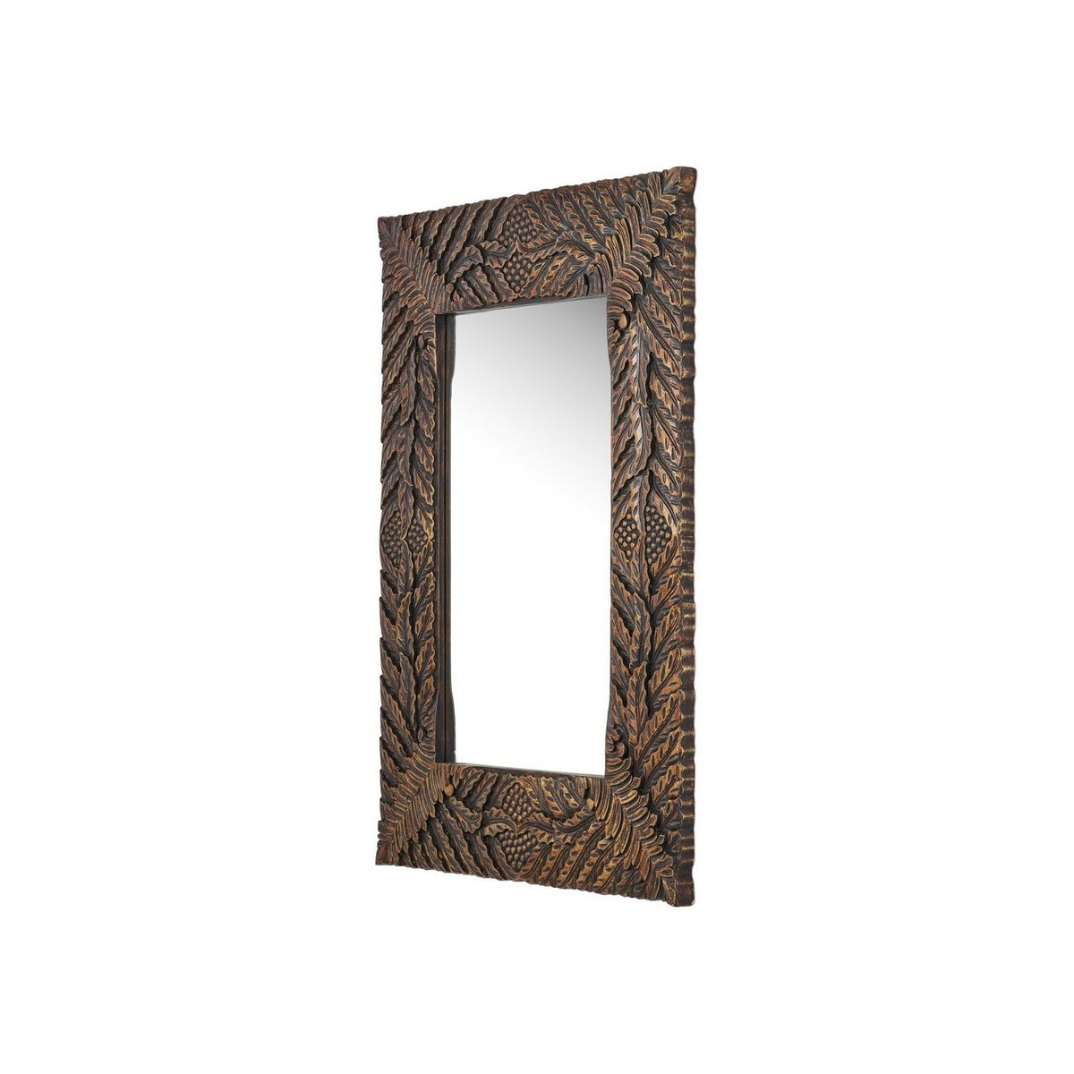 Currey and Company 1000-0172 Schwarzwald Mirror in Weathered Brown