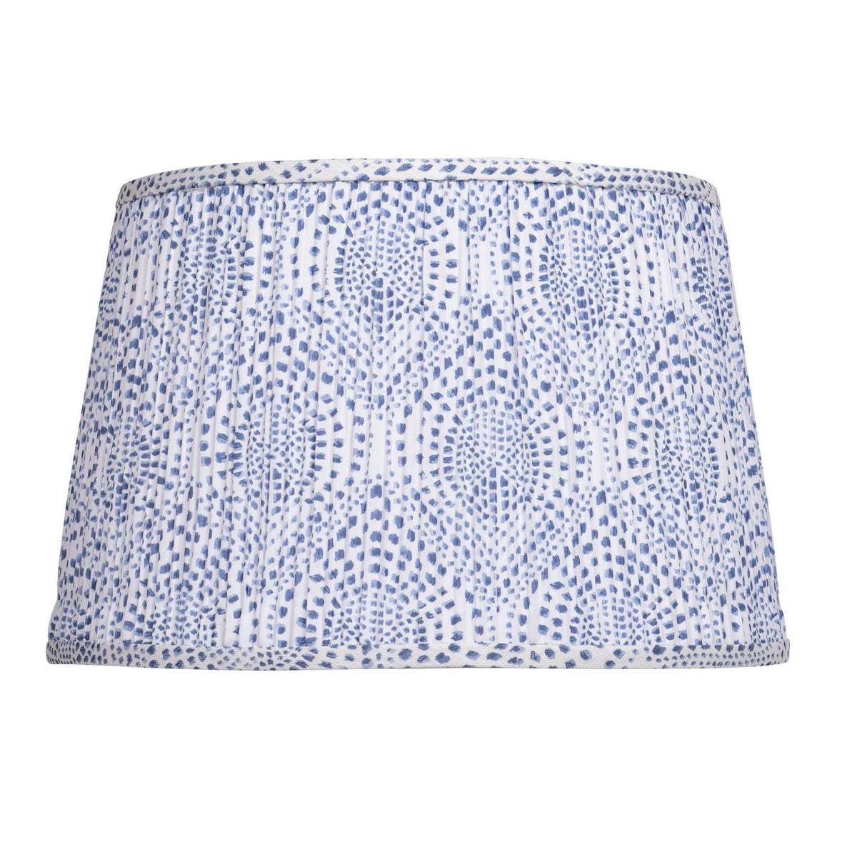 Currey and Company 0900-6020 Lenore Shade in Blue/Ivory
