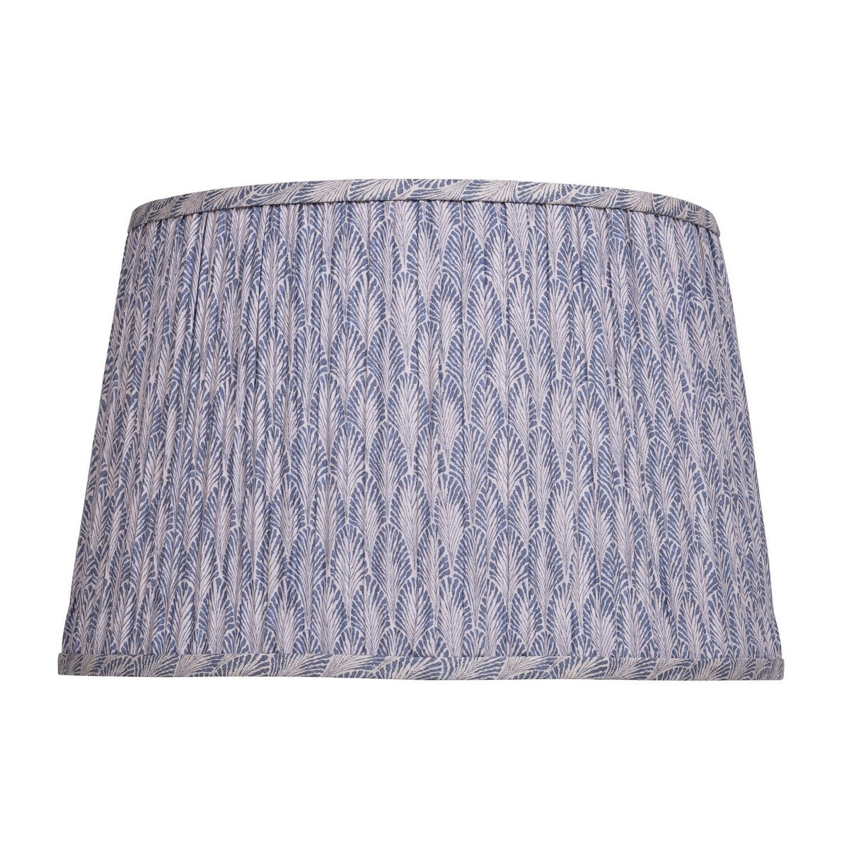 Currey and Company 0900-6021 Plume Shade in Blue/Ivory