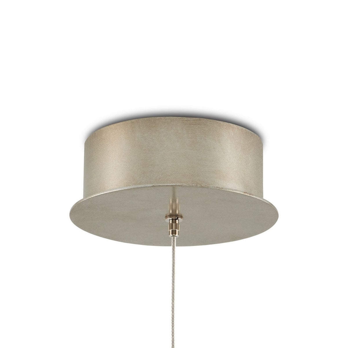 Currey and Company 9000-1395 Polpo Round Multi-Drop Pendant in Green/Silver