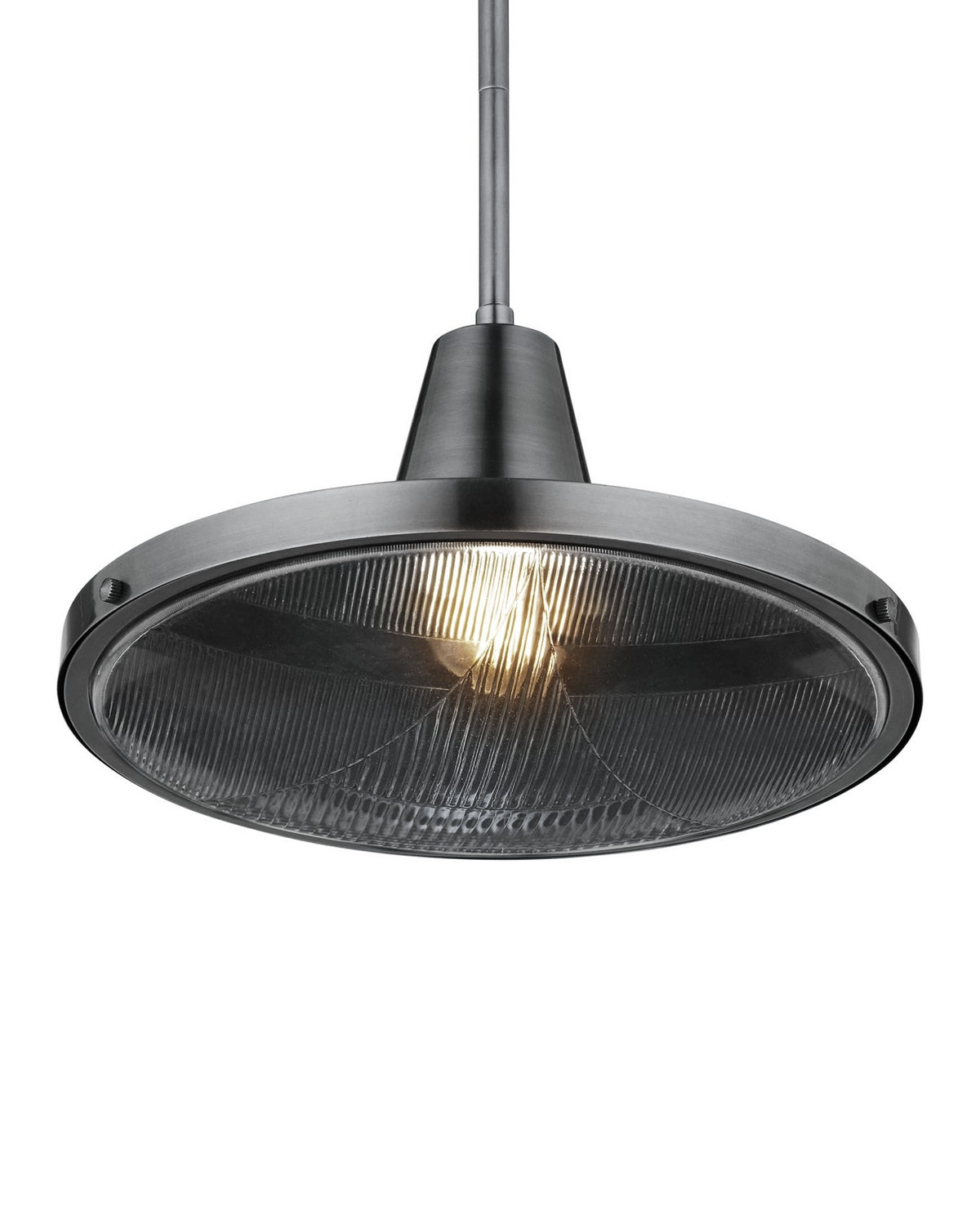 Currey and Company 9500-0027 Mariner Outdoor Pendant in Antique Silver/Clear