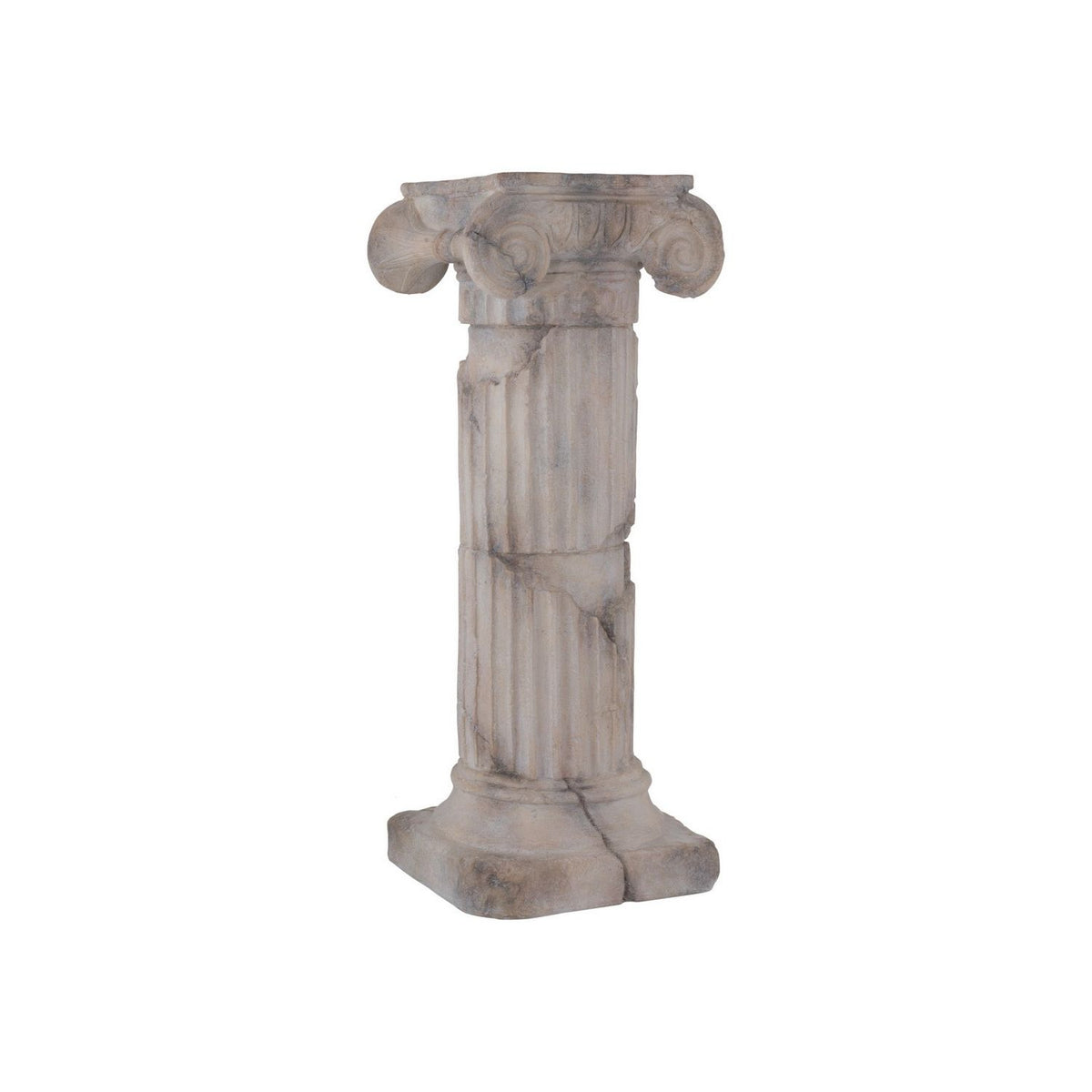 Currey and Company 1200-1087 Phoenician Pillar with Capital in Antique Reddish Brown