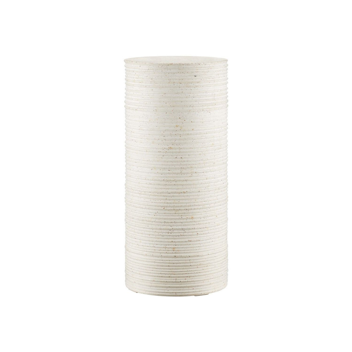 Currey and Company 2000-0058 Cresta Terrazzo Pedestal in Ivory Terrazzo