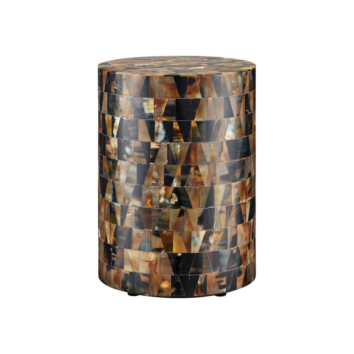 Currey and Company 4000-0266 Brewster Accent Table in Natural Brown & Black