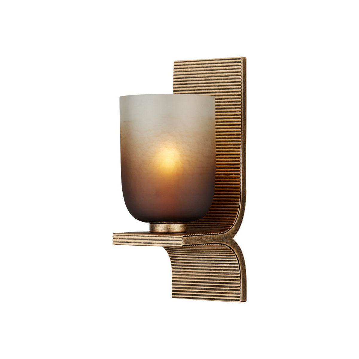 Currey and Company 5000-0311 Purcell Wall Sconce in Gold Luster/Antique Gold