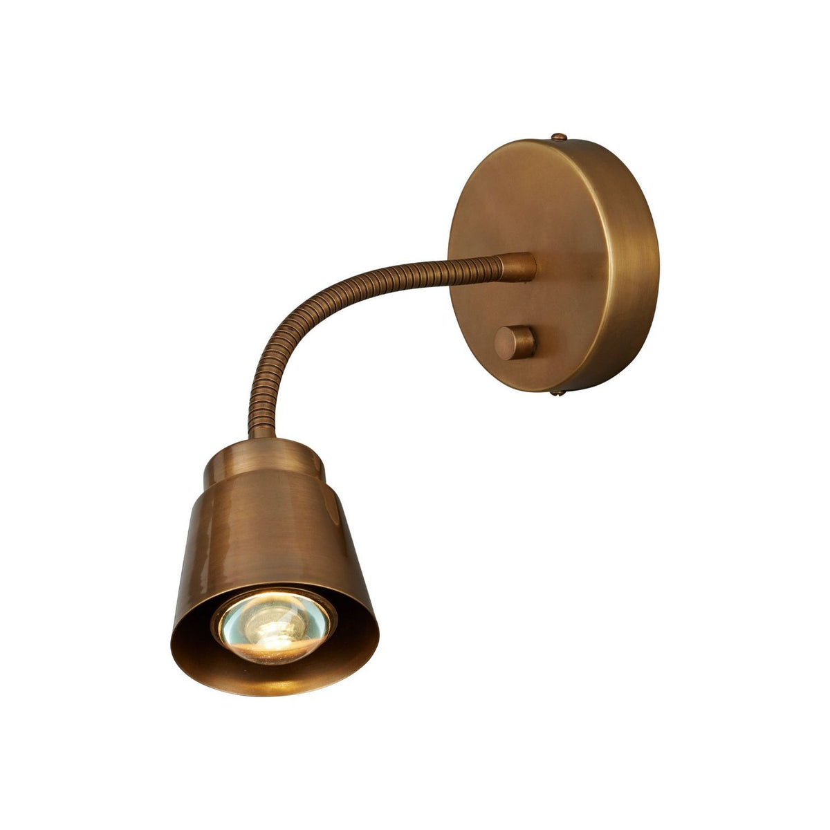 Currey and Company 5000-0313 Wilbaux Wall Sconce in Antique Brass