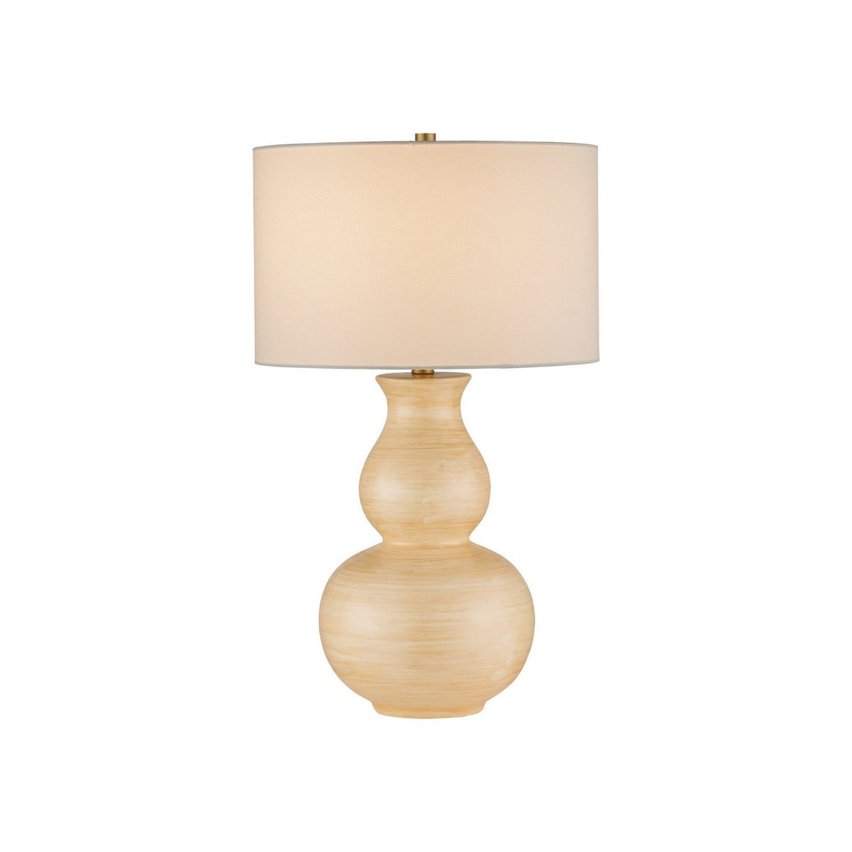 Currey and Company 6000-1123 Honorine Table Lamp in Yellow