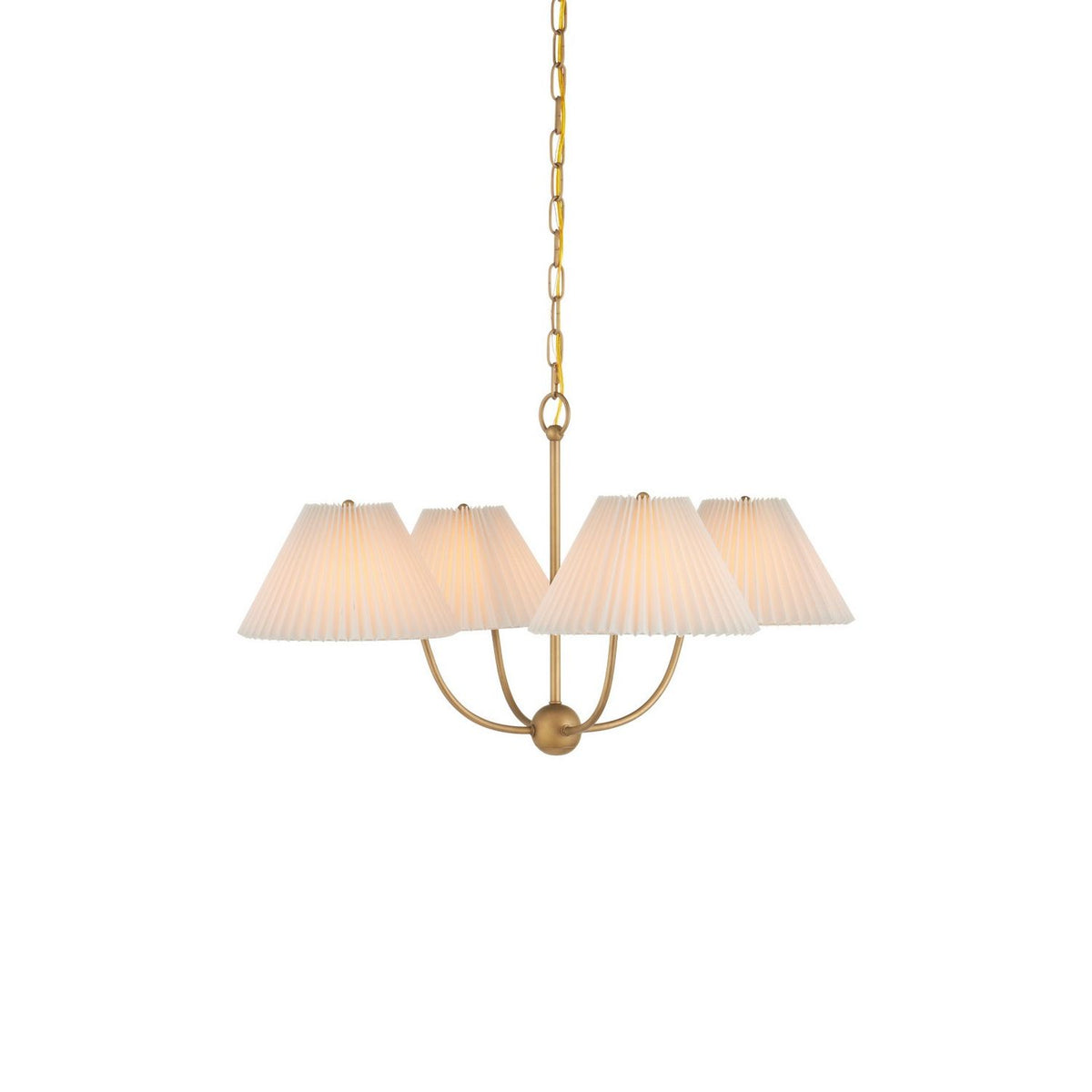 Currey and Company 9000-1482 Cedric Chandelier in Brass