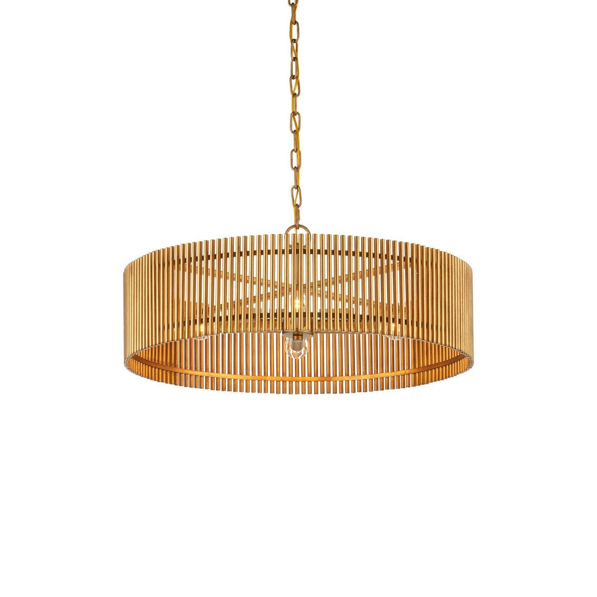 Currey and Company 9000-1490 Lavenham Chandelier in Brushed Brass