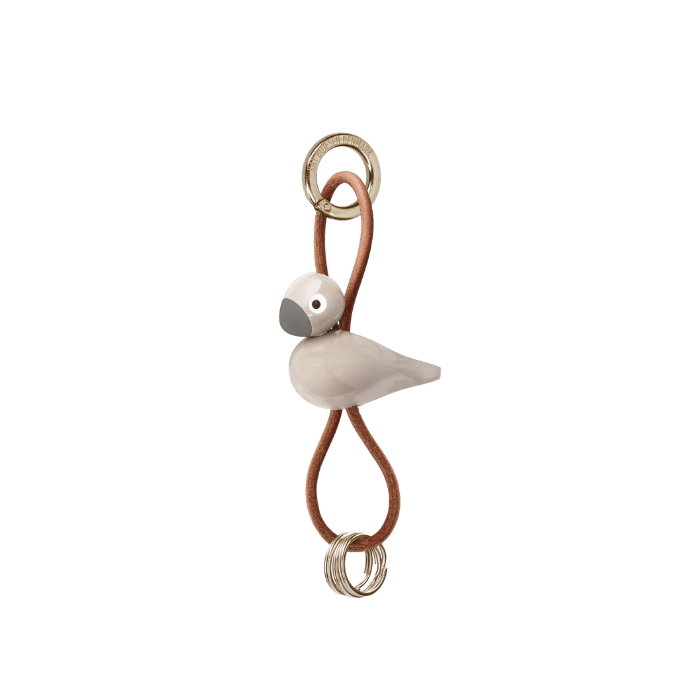 Kay Bojesen 39586 Bird Bag Charm in Sand