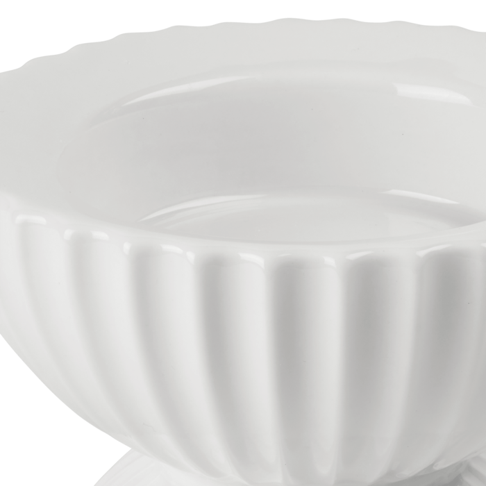 Lyngby Porcelæn 201466 Tura Candle Holder in White