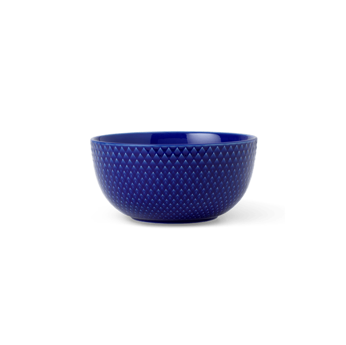 Lyngby Porcelæn 201907 Rhombe Color Bowl in Dark Blue
