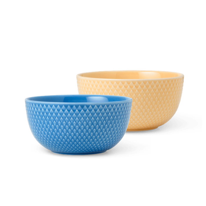 Lyngby Porcelæn 201906 Rhombe Color Bowl in Blue