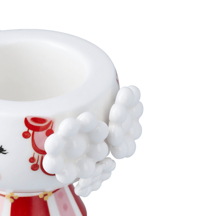 Bjørn Wiinblad 56595 Eva Christmas Candle Holder in Red