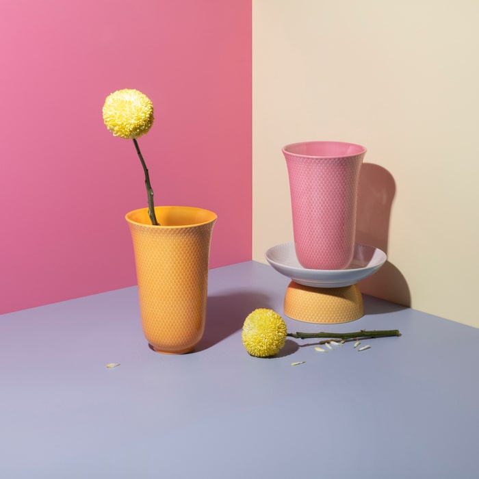 Lyngby Porcelæn 201903 Rhombe Color Bowl in Yellow