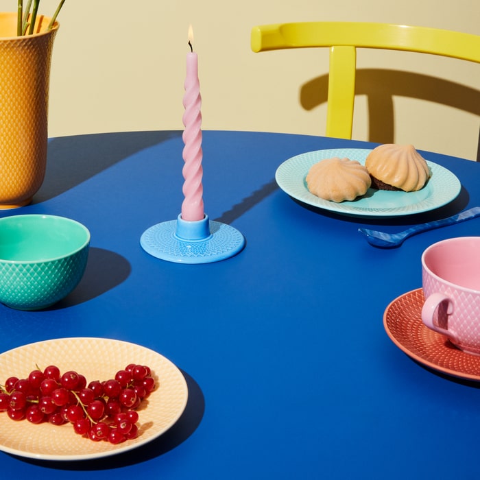 Lyngby Porcelæn 201945 Rhombe Color Plate in Sand