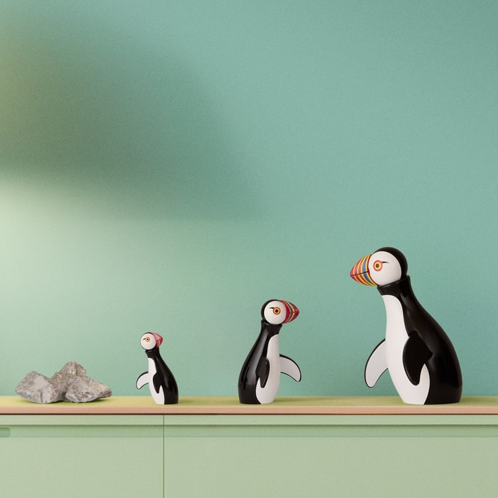 Kay Bojesen 39420 Puffin Wooden Figurine in Multi