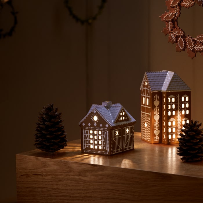 Kähler 693533 Gingerbread Lighthouse in Brown