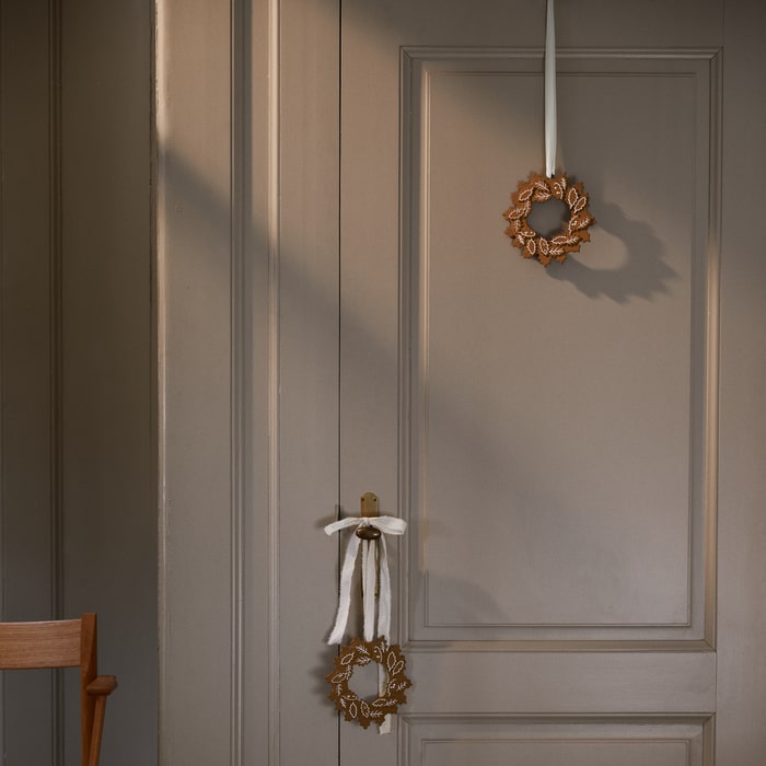 Kähler 693535 Gingerbread Garland in Brown