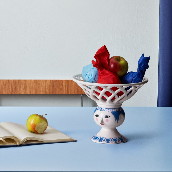 Bjørn Wiinblad 53045 Dora Fruit Bowl in Blue