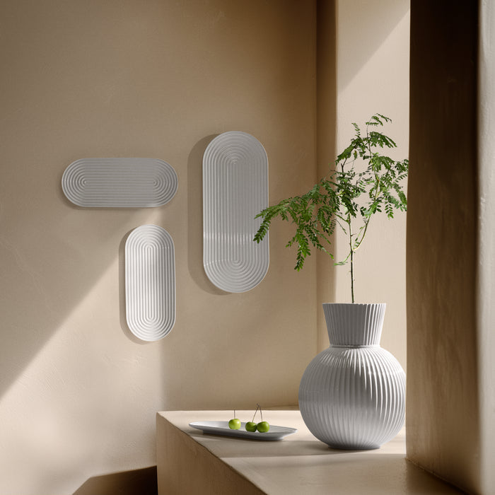 Lyngby Porcelæn 201468 Tura Oval Serving Dish in White