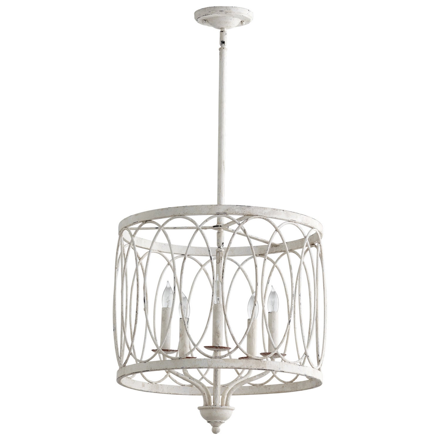 Cyan Canada - 05976 - Five Light Pendant - Sausalito - Persian White